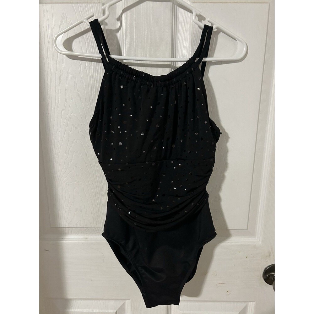 Magicsuit Women's One Piece Swimsuit Black Stardust Sparkle Slimming Underwire